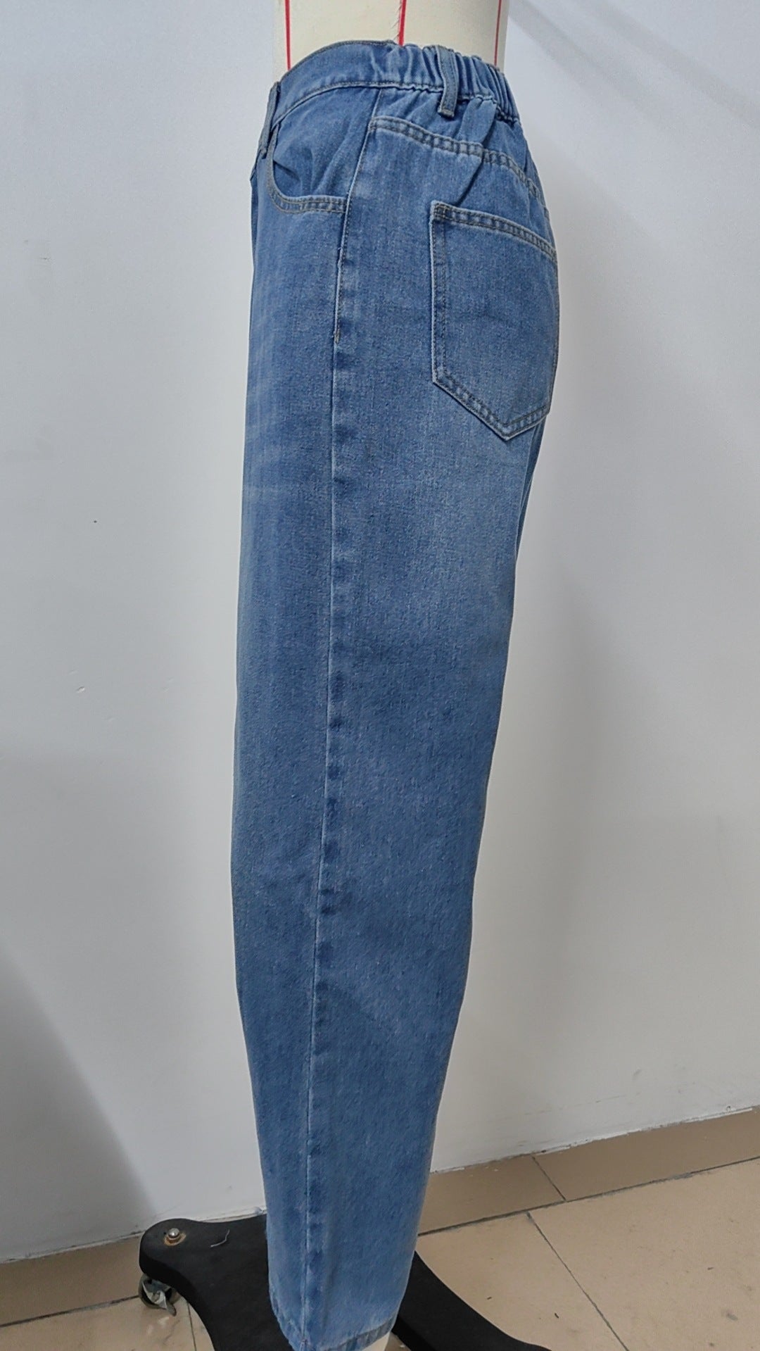 Loose-fit Harem Denim Pant - Multi-Color Loose Women's Trousers