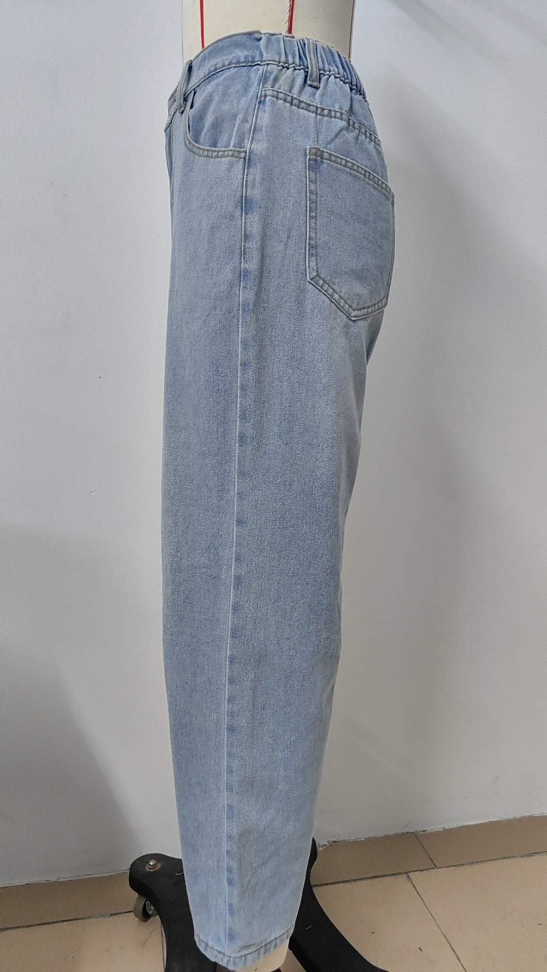 Loose-fit Harem Denim Pant - Multi-Color Loose Women's Trousers