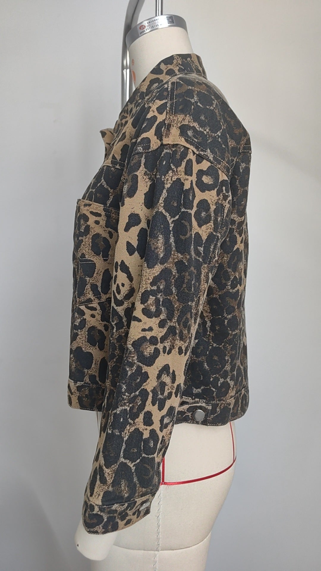 Leopard Print Jacket - Short Women's Outerwear