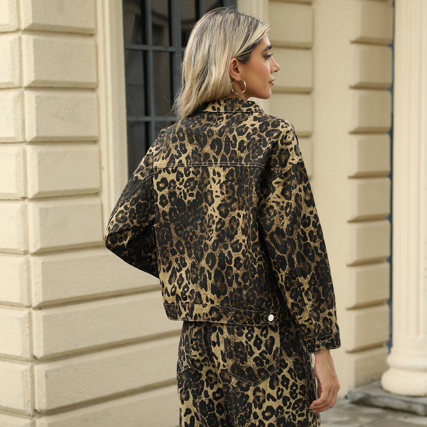 Leopard Print Jacket - Short Women's Outerwear
