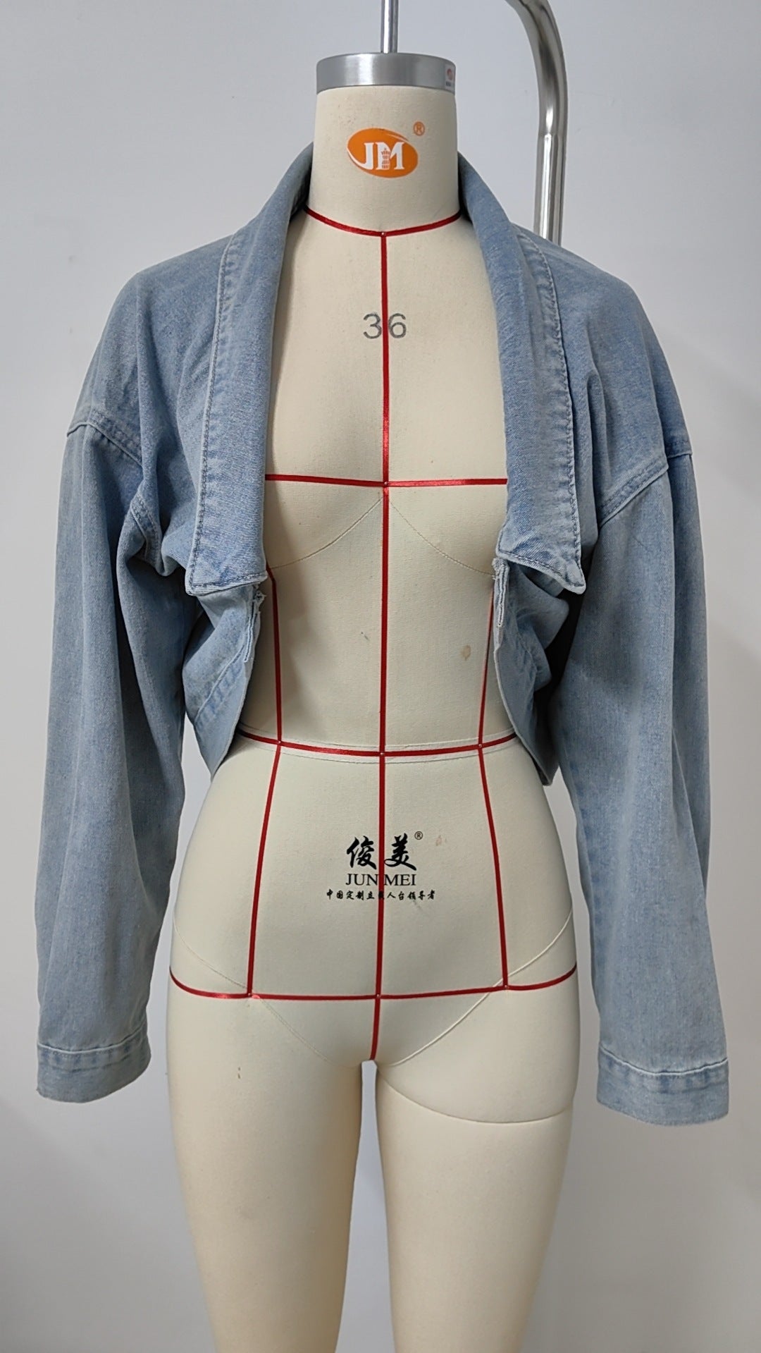 Stylish Short Denim Jacket - Women's Loose Lapel Outerwear