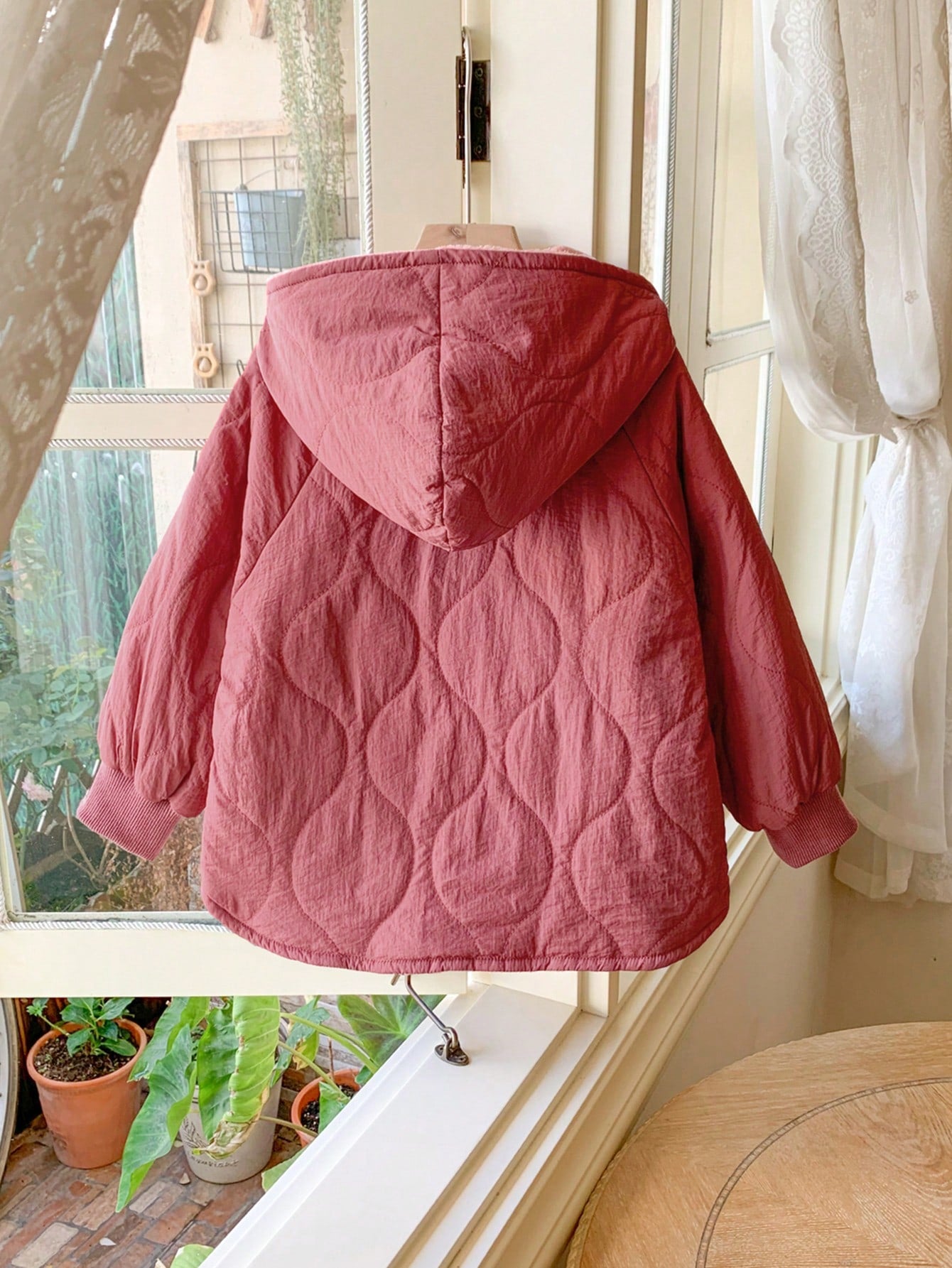 100%-ное масло, 100%-ное масло, 红色个性简约时尚女童(小)棉服 4-7 лет