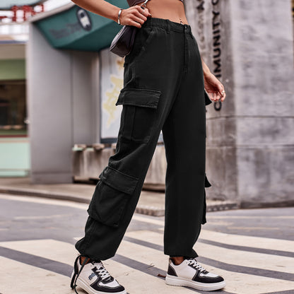 Multi-pocket Cargo Jogger Pant - Streetwear Women's Trousers