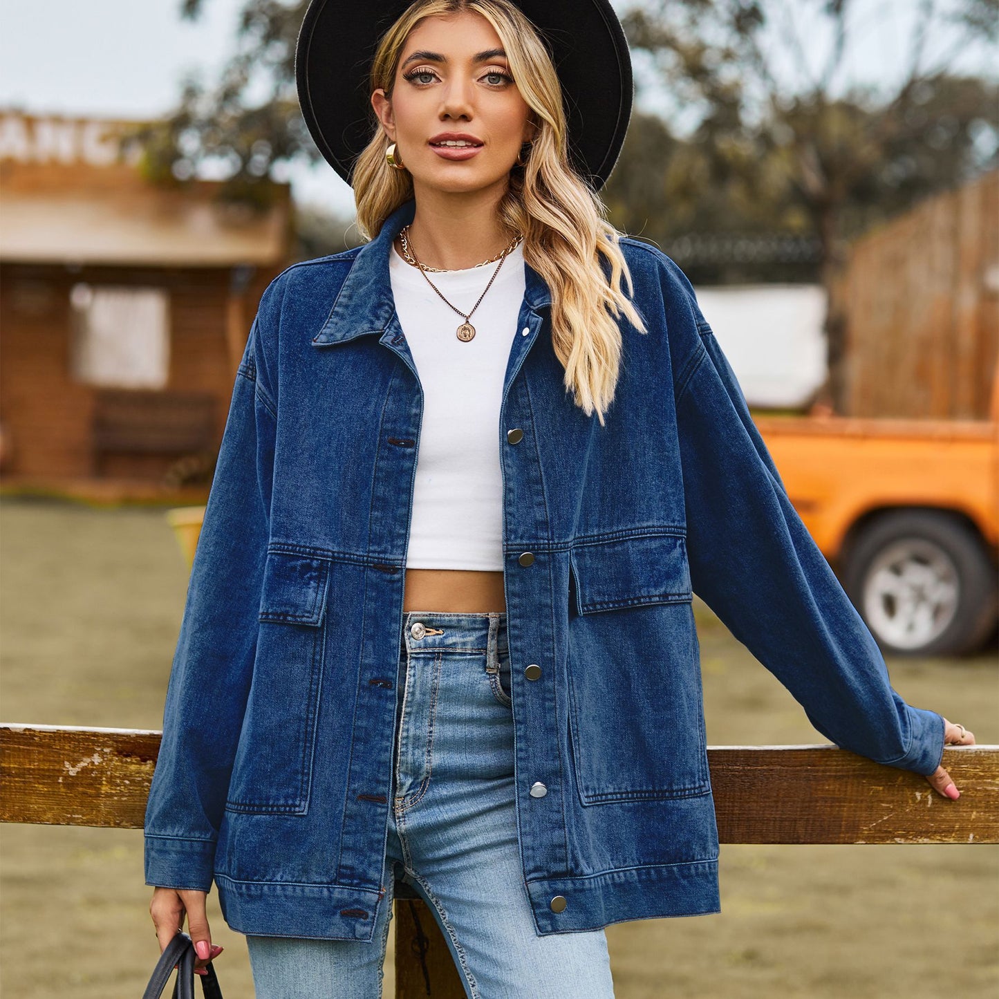 Retro Loose Denim Jacket - A Variety of Women's Outerwear