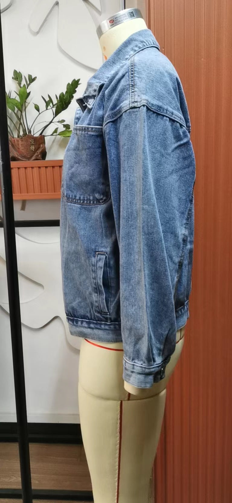 Classic Denim Jacket - Loose-Fit Women's Outerwear
