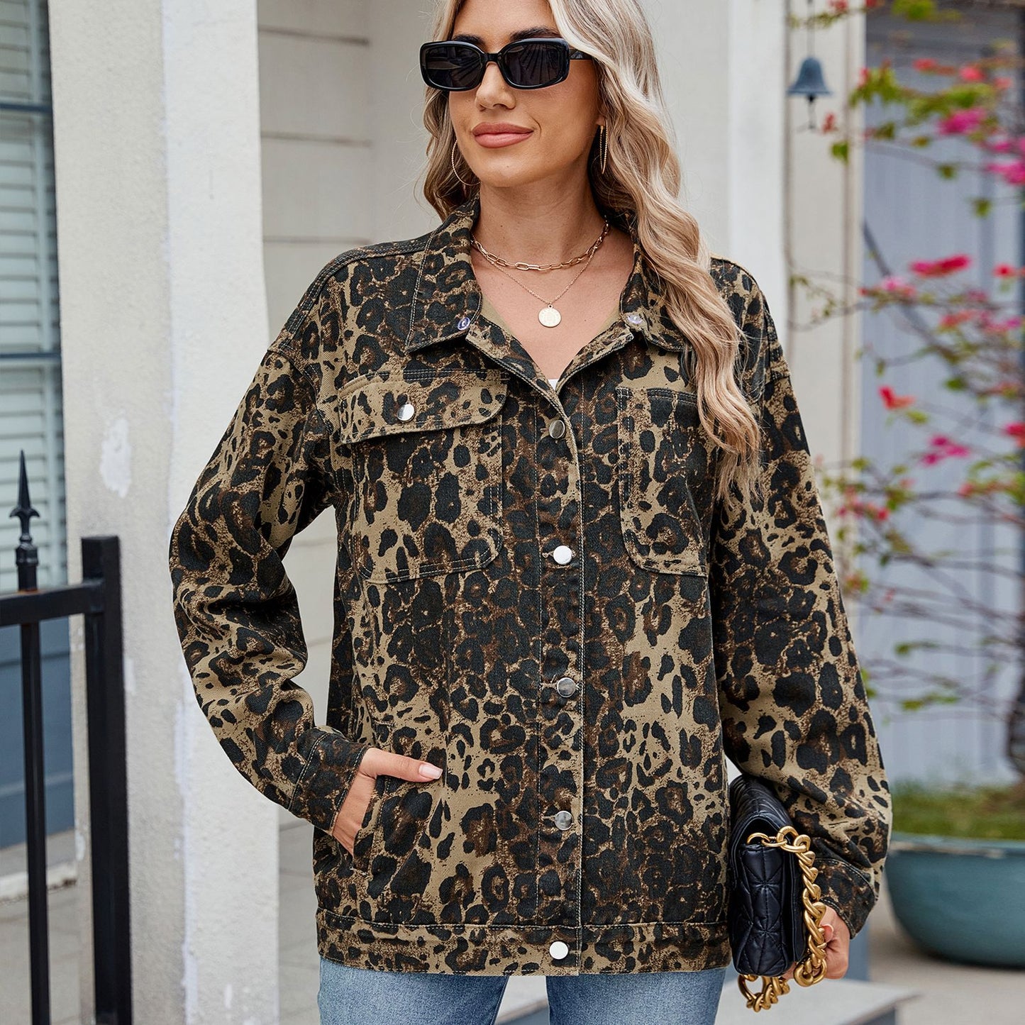 Classic Denim Jacket - Loose-Fit Women's Outerwear