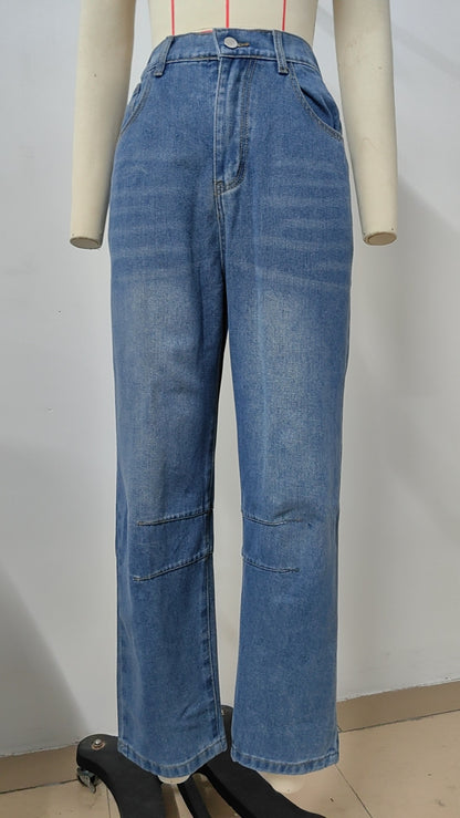Loose-fit Harem Denim Pant - Multi-Color Loose Women's Trousers