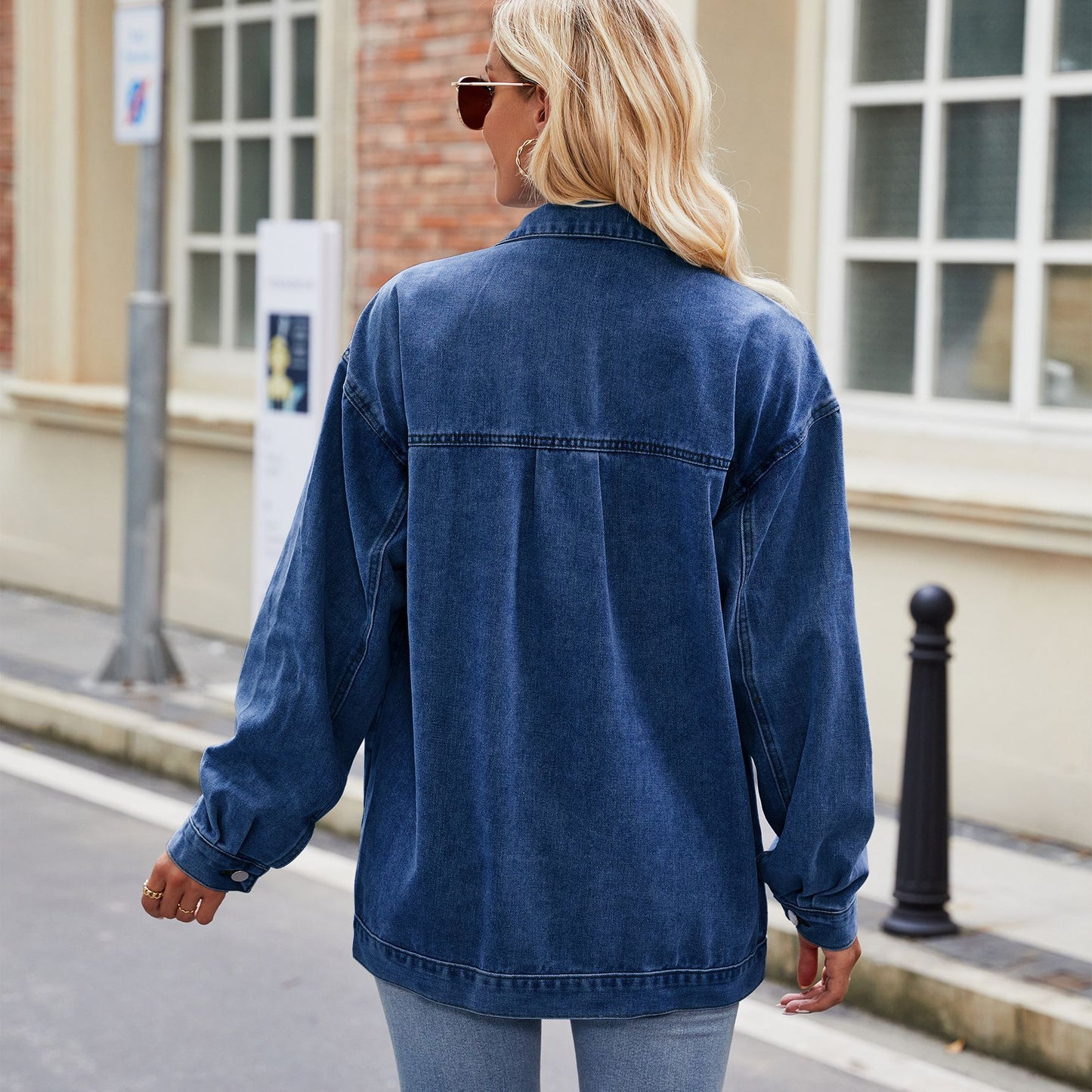 Street - Style Loose Denim Jacket - Retro Women's Outerwear