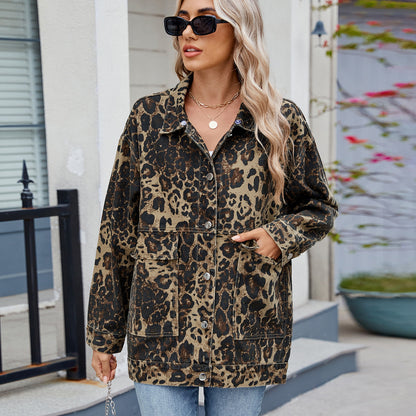 Retro Loose Denim Jacket - A Variety of Women's Outerwear