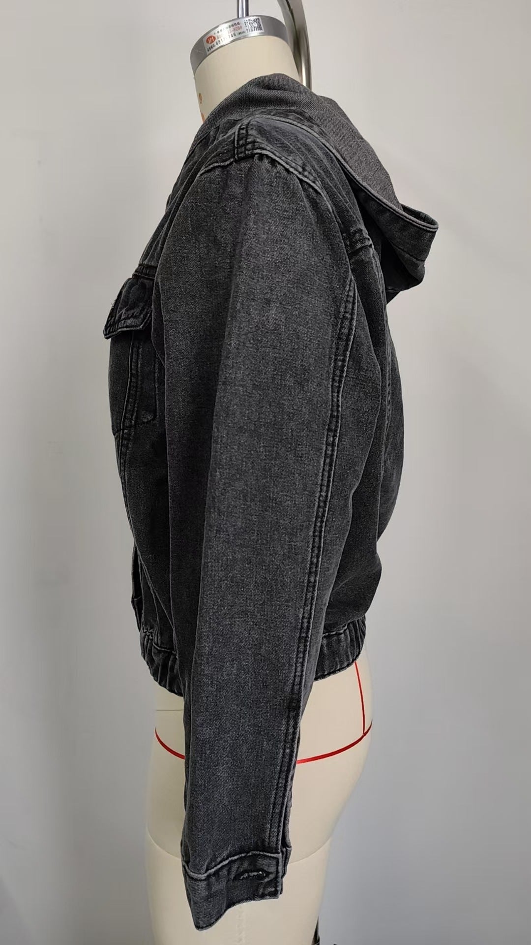 Stylish Hooded Denim Jacket - Women's Loose Casual Outerwear