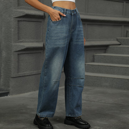 Loose-fit Harem Denim Pant - Multi-Color Loose Women's Trousers