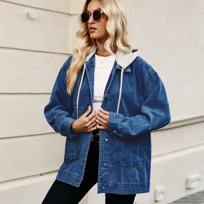 Retro Loose Denim Jacket - A Variety of Women's Outerwear