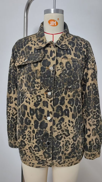 Classic Denim Jacket - Loose-Fit Women's Outerwear