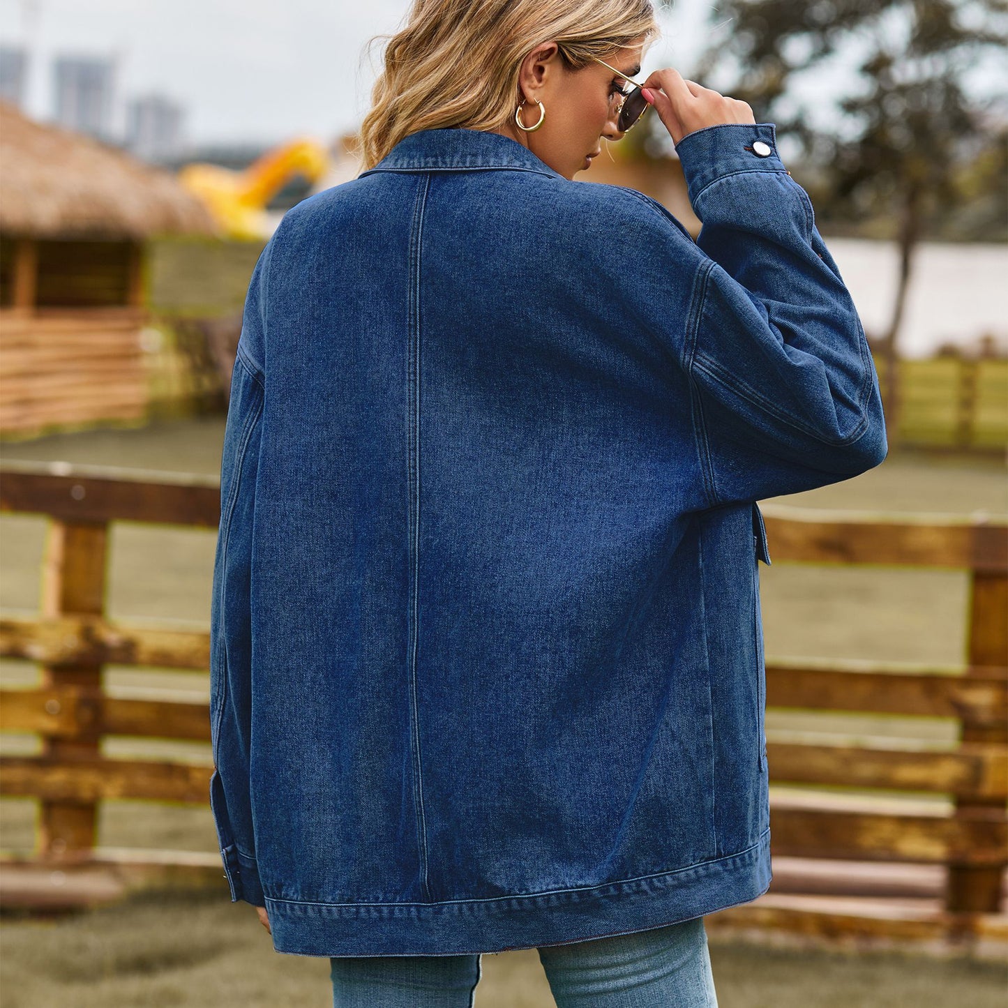 Retro Loose Denim Jacket - A Variety of Women's Outerwear